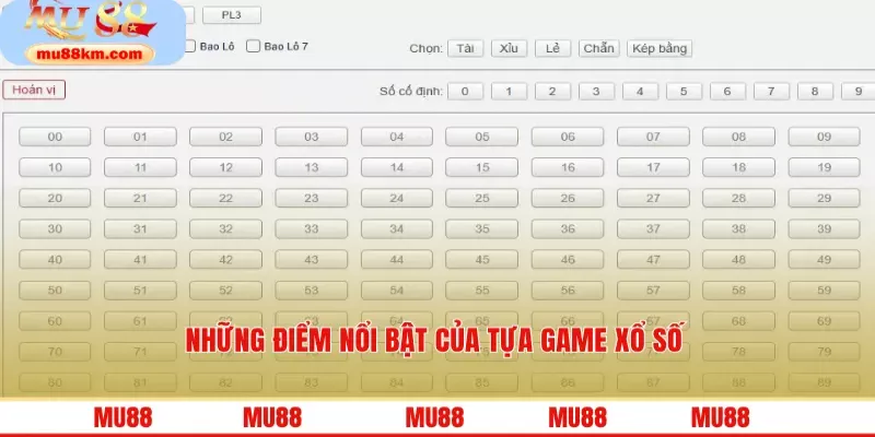 Những điểm nổi bật của tựa game xổ số 